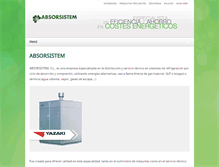 Tablet Screenshot of absorsistem.com